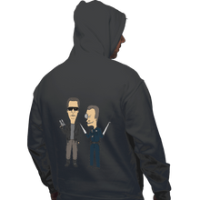 Load image into Gallery viewer, Shirts Zippered Hoodies, Unisex / Small / Dark Heather T800 and T1000