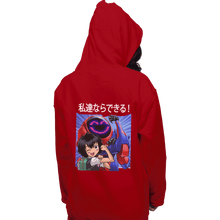 Load image into Gallery viewer, Shirts Pullover Hoodies, Unisex / Small / Red Peni Can Do Whatever A Spider Can
