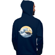 Load image into Gallery viewer, Daily_Deal_Shirts Pullover Hoodies, Unisex / Small / Navy The Great Wave of the Ringwraiths