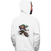 Load image into Gallery viewer, Secret_Shirts Pullover Hoodies, Unisex / Small / White Samurai Hero Of Time