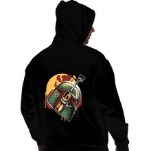 Load image into Gallery viewer, Shirts Pullover Hoodies, Unisex / Small / Black Mandalorian Hunter