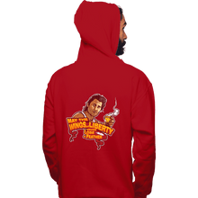 Load image into Gallery viewer, Daily_Deal_Shirts Pullover Hoodies, Unisex / Small / Red The Wings Of Liberty