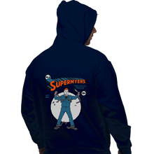 Load image into Gallery viewer, Secret_Shirts Pullover Hoodies, Unisex / Small / Navy Super Myers