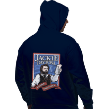 Load image into Gallery viewer, Shirts Pullover Hoodies, Unisex / Small / Navy Jackie Daytona - Regular Human Bartender