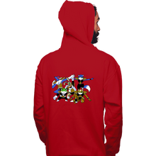 Load image into Gallery viewer, Shirts Pullover Hoodies, Unisex / Small / Red Fox Force