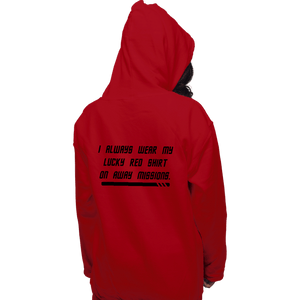 Daily_Deal_Shirts Pullover Hoodies, Unisex / Small / Red Lucky Red Shirt