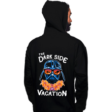Load image into Gallery viewer, Daily_Deal_Shirts Pullover Hoodies, Unisex / Small / Black The Dark Side Of Vacation