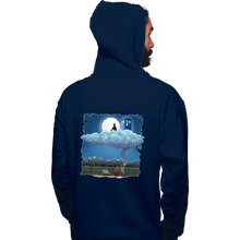 Load image into Gallery viewer, Shirts Pullover Hoodies, Unisex / Small / Navy Above The Clouds