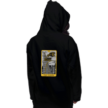 Load image into Gallery viewer, Shirts Pullover Hoodies, Unisex / Small / Black Tarot The Tower