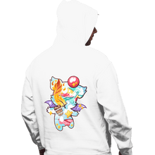 Load image into Gallery viewer, Shirts Pullover Hoodies, Unisex / Small / White Magical Silhouettes - Moogle