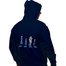Load image into Gallery viewer, Shirts Pullover Hoodies, Unisex / Small / Navy Central Road