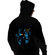 Load image into Gallery viewer, Daily_Deal_Shirts Pullover Hoodies, Unisex / Small / Black Swimming Bird