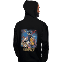 Load image into Gallery viewer, Shirts Pullover Hoodies, Unisex / Small / Black Space Cowboys Of The Galaxy