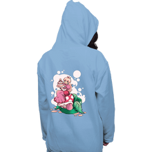 Load image into Gallery viewer, Shirts Pullover Hoodies, Unisex / Small / Royal Blue Princess Peach