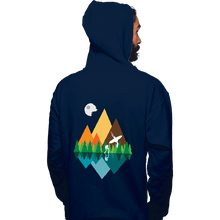 Load image into Gallery viewer, Secret_Shirts Pullover Hoodies, Unisex / Small / Navy The Forest View