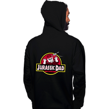 Load image into Gallery viewer, Daily_Deal_Shirts Pullover Hoodies, Unisex / Small / Black Jurassic Dad!