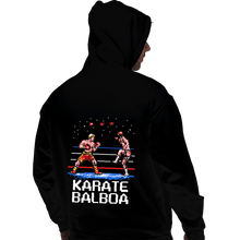 Load image into Gallery viewer, Secret_Shirts Pullover Hoodies, Unisex / Small / Black Karate Balboa