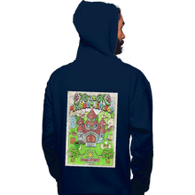 Load image into Gallery viewer, Shirts Pullover Hoodies, Unisex / Small / Navy The Mushroom Kingdom