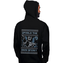 Load image into Gallery viewer, Daily_Deal_Shirts Pullover Hoodies, Unisex / Small / Black A Very Robo Christmas