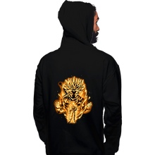 Load image into Gallery viewer, Daily_Deal_Shirts Pullover Hoodies, Unisex / Small / Black Golden Saiyan Trunks