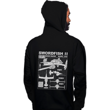 Load image into Gallery viewer, Shirts Pullover Hoodies, Unisex / Small / Black Swordfish II Deal