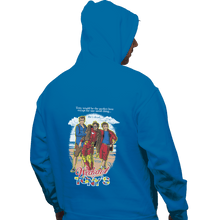 Load image into Gallery viewer, Shirts Pullover Hoodies, Unisex / Small / Sapphire Weekend at Tony's