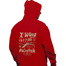 Load image into Gallery viewer, Daily_Deal_Shirts Pullover Hoodies, Unisex / Small / Red X-Wing Garage