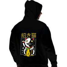 Load image into Gallery viewer, Shirts Pullover Hoodies, Unisex / Small / Black Emil Maneki Neko