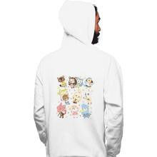 Load image into Gallery viewer, Shirts Zippered Hoodies, Unisex / Small / White Cute Bunch