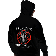Load image into Gallery viewer, Daily_Deal_Shirts Pullover Hoodies, Unisex / Small / Black I Survived The VVitch