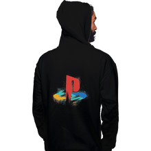 Load image into Gallery viewer, Shirts Pullover Hoodies, Unisex / Small / Black PS Splash