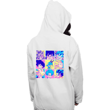 Load image into Gallery viewer, Shirts Pullover Hoodies, Unisex / Small / White Saiyan Colors