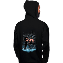 Load image into Gallery viewer, Daily_Deal_Shirts Pullover Hoodies, Unisex / Small / Black Bat Kiss