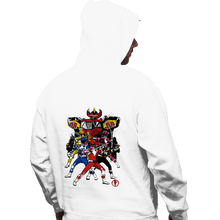 Load image into Gallery viewer, Shirts Pullover Hoodies, Unisex / Small / White Power Rangers Sumi-e