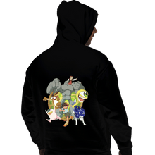 Load image into Gallery viewer, Daily_Deal_Shirts Pullover Hoodies, Unisex / Small / Black Vintage Monster Rancher