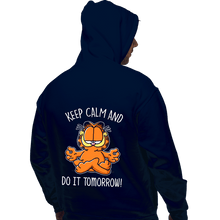 Load image into Gallery viewer, Secret_Shirts Pullover Hoodies, Unisex / Small / Navy Keep Calm And Do It Tomorrow