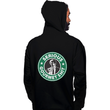 Load image into Gallery viewer, Shirts Pullover Hoodies, Unisex / Small / Black Serious Gourmet Coffee
