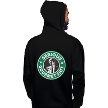Load image into Gallery viewer, Shirts Pullover Hoodies, Unisex / Small / Black Serious Gourmet Coffee