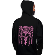 Load image into Gallery viewer, Shirts Pullover Hoodies, Unisex / Small / Black Pink Ranger
