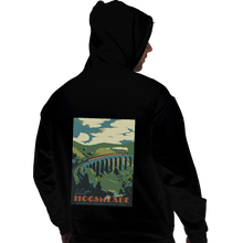 Load image into Gallery viewer, Shirts Pullover Hoodies, Unisex / Small / Black Visit Hogsmeade