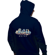 Load image into Gallery viewer, Shirts Pullover Hoodies, Unisex / Small / Navy Water Friends