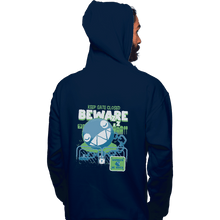 Load image into Gallery viewer, Shirts Zippered Hoodies, Unisex / Small / Navy Beware Of Chomp Chomp
