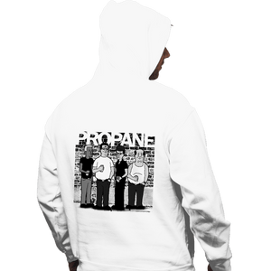 Daily_Deal_Shirts Pullover Hoodies, Unisex / Small / White Propane
