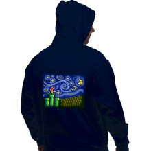 Load image into Gallery viewer, Daily_Deal_Shirts Pullover Hoodies, Unisex / Small / Navy Starry Flight
