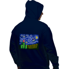 Load image into Gallery viewer, Daily_Deal_Shirts Pullover Hoodies, Unisex / Small / Navy Starry Flight