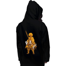 Load image into Gallery viewer, Shirts Zippered Hoodies, Unisex / Small / Black Zenitsu Agatsuma
