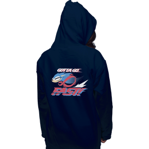 Shirts Zippered Hoodies, Unisex / Small / Navy Supersonic