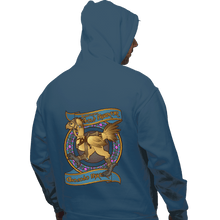 Load image into Gallery viewer, Last_Chance_Shirts Pullover Hoodies, Unisex / Small / Indigo Blue Chocobo Racer