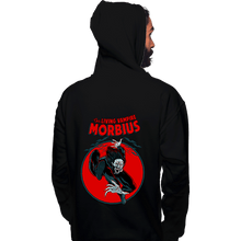 Load image into Gallery viewer, Shirts Pullover Hoodies, Unisex / Small / Black The Living Vampire Morbius
