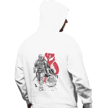Load image into Gallery viewer, Shirts Zippered Hoodies, Unisex / Small / White Lone Hunter And Cub